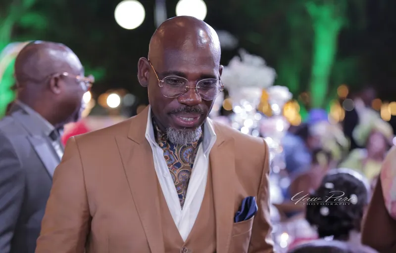 Fascinators, Suits, Luxury cars and stylish guests! Aku and Brian's wedding was a showdown in Ghana's Accra