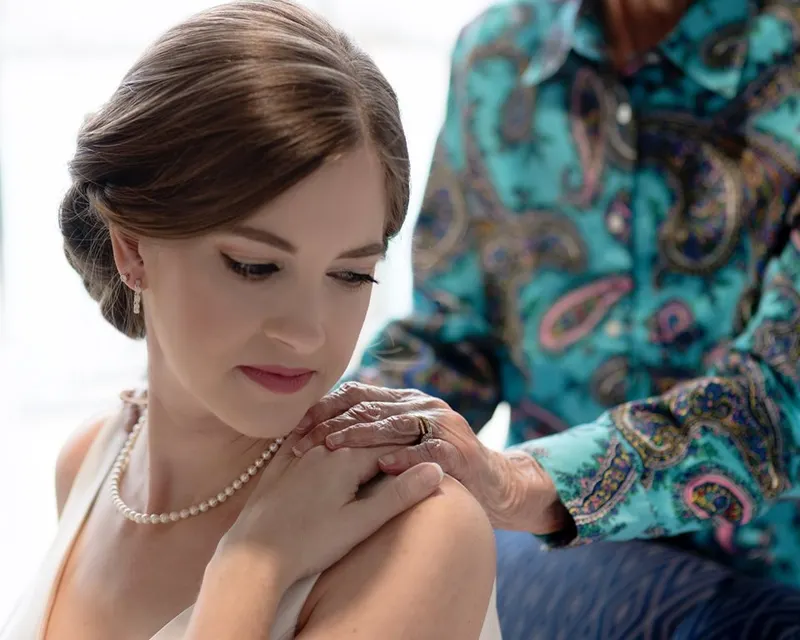 This bride’s grandmother couldn’t make it to her wedding so she flew to her side in an emotional dress reveal