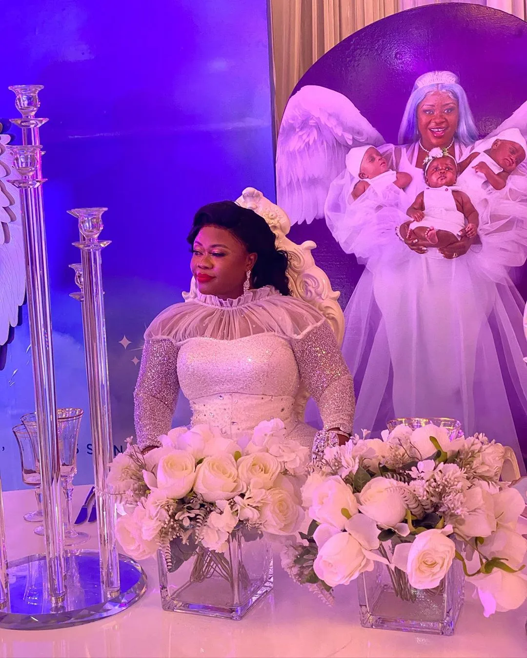 Here’s how your favourite Ghanaian celebrities showed up for Rev Obofour and Bofowa’s baby christening dinner