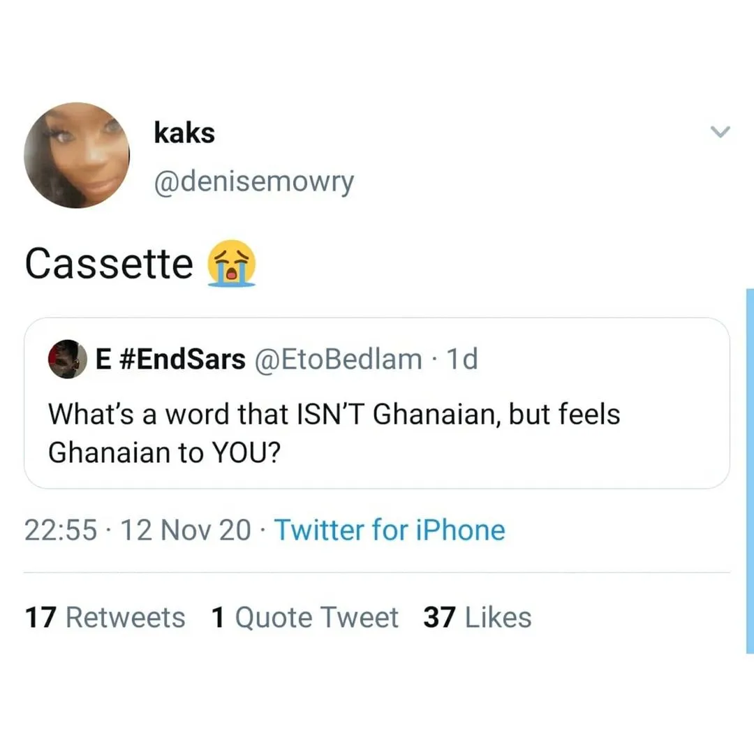 What sounds rude, Ghanaian or a compliment but really isn’t?? These tweets will have you laughing hard