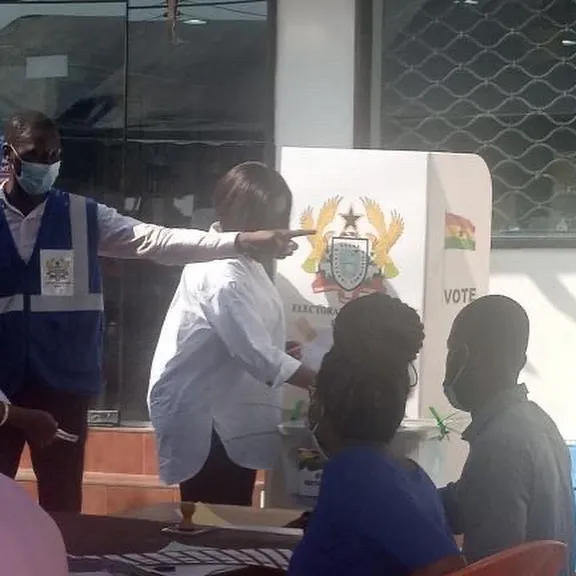 Naa Ashorkor, Stonebwoy, Serwaa & other Ghanaian celebrities who cast their vote in the 2020 general elections.