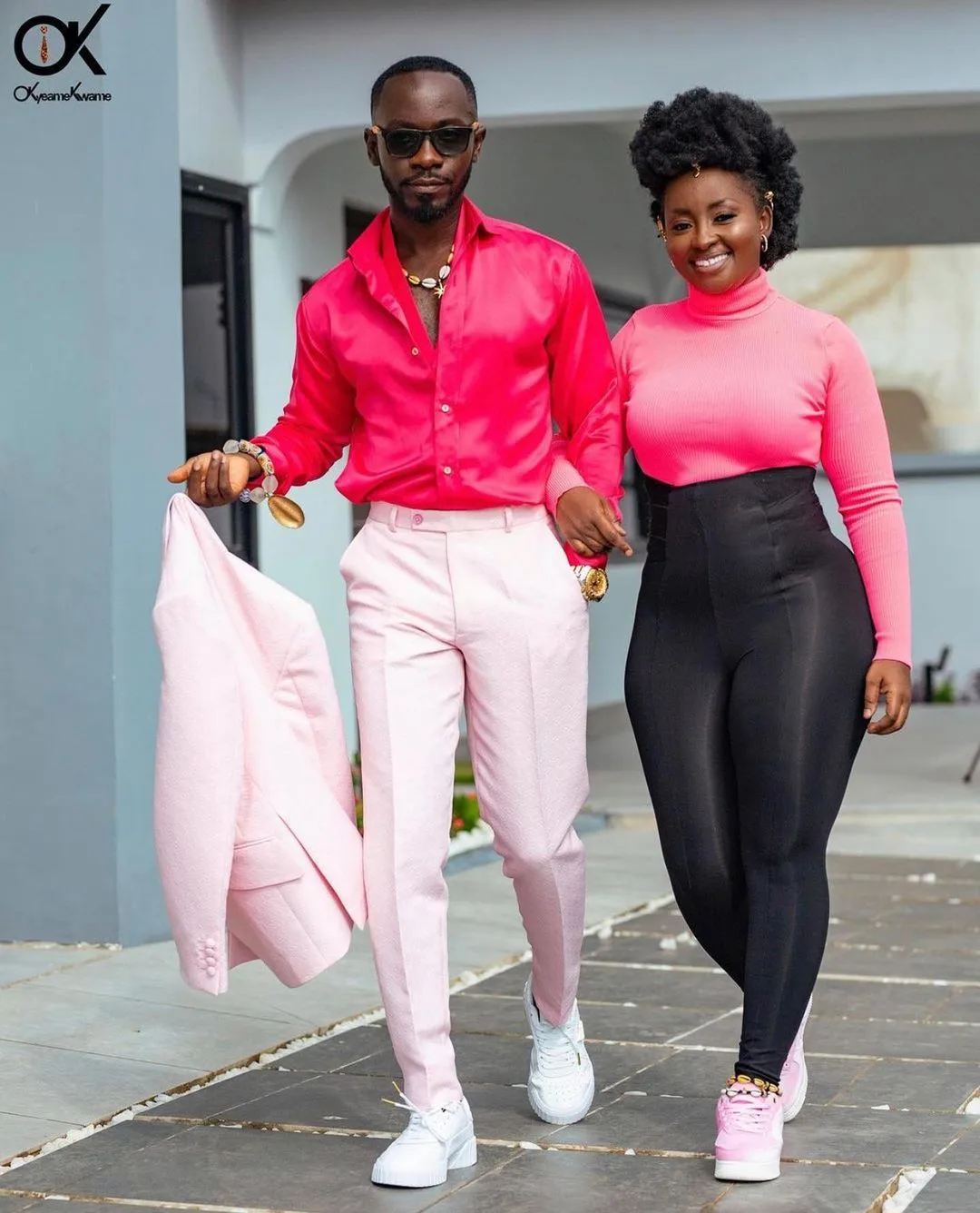 You would definitely grin at this video of Okyeame Kwame and his wife on their wedding anniversary