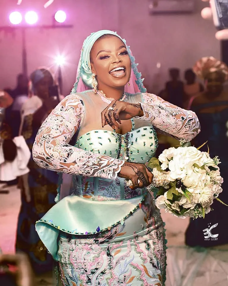 All The Beautiful Gowns TV3’s Ayisha Yakubu’s wore for her Muslim Wedding