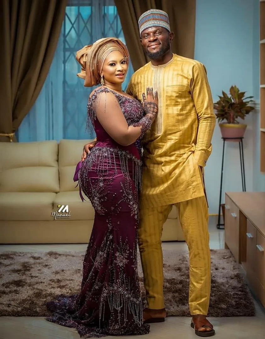 Take a look at all the glamour from Ghanaian goalkeeper, Fatau Dauda and his heartthrob, Failatu Alhassan’s wedding.