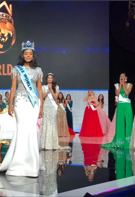 We all need a Miss Nigeria in our lives over her reaction after Miss Jamaica was announced as Miss World 2019
