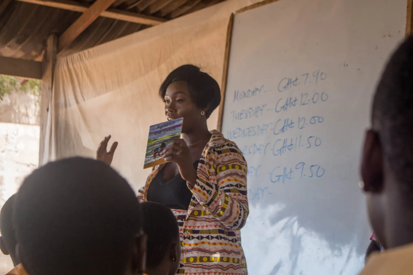 Ghanaian author, Portia Arthur is encouraging young people to read through her 100 books project