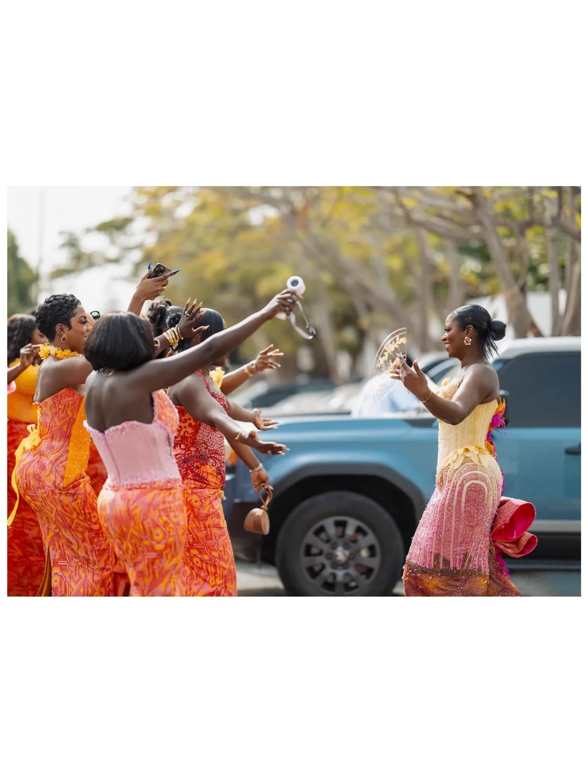 10/10: Every Look Ghanaian Stylist VTabi and King Cold Wore for Their Classy #VEEVALACOLD Wedding