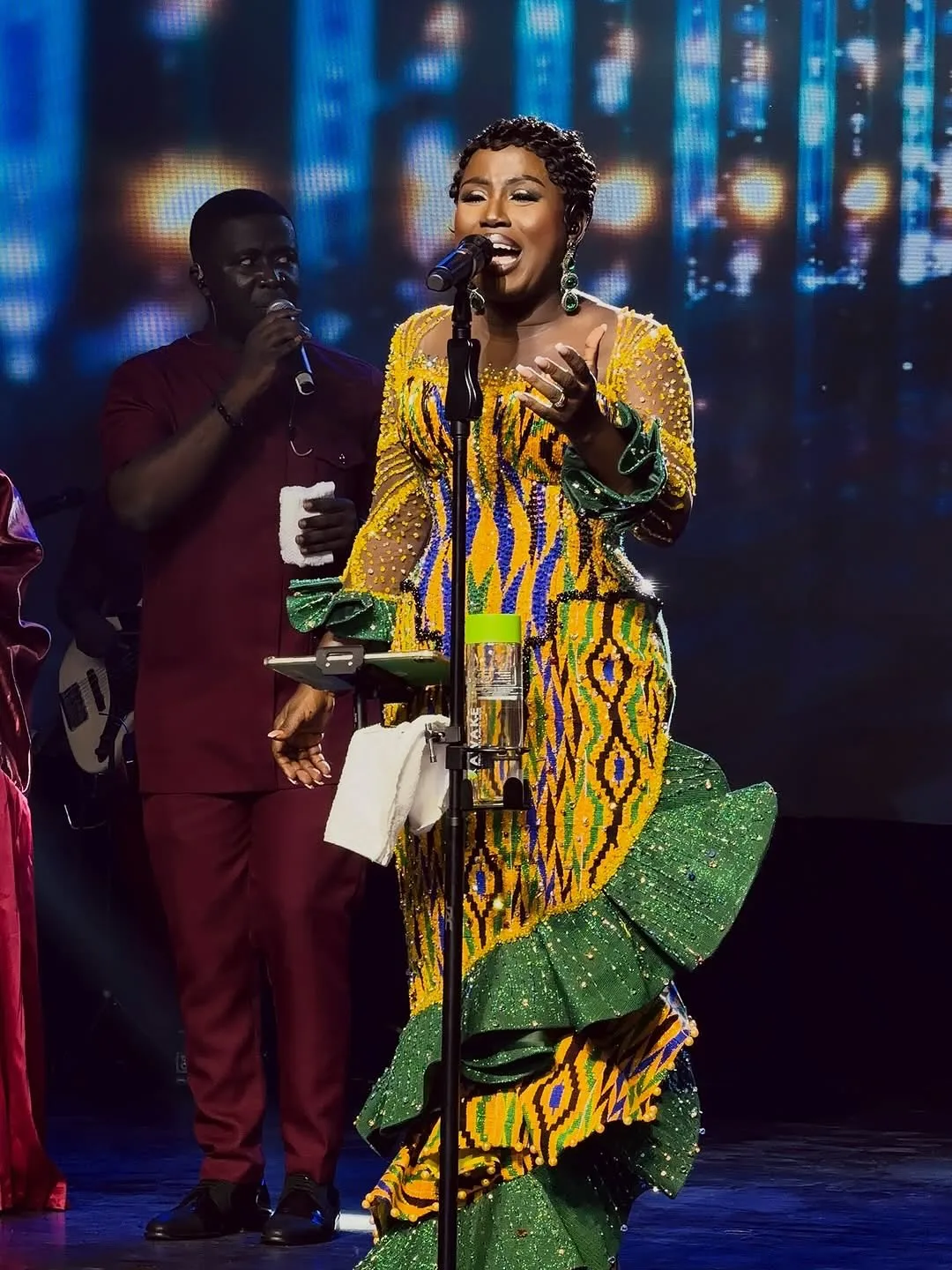 She came, She slayed, She dwelled: Diana Hamilton turns kente into a global stage moment