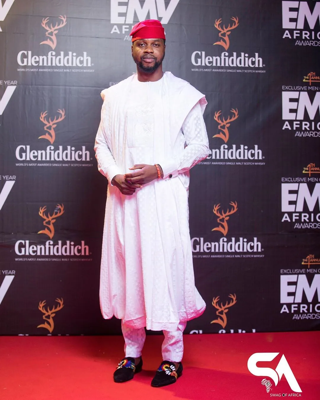Martha Ankomah, KOD, Dentaa spotted at the 2019 EMY Awards