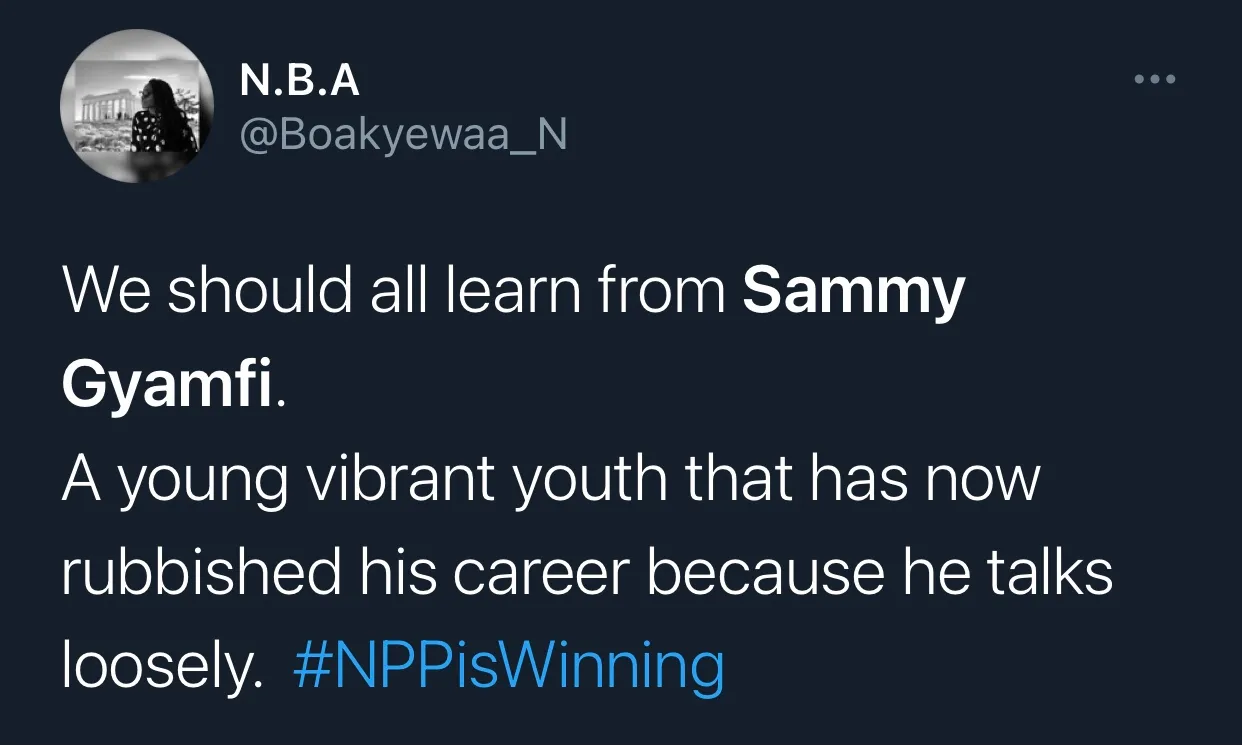 These Twitter Users Share Their Strong Opinions About Lawyer Sammy Gyamfi.