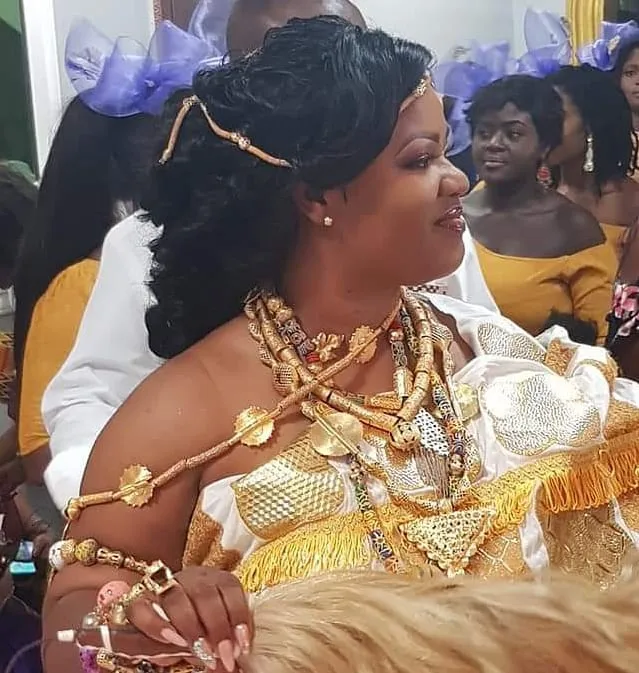 Here are the first photos and videos from gospel musician Obaapa Christy's traditional wedding