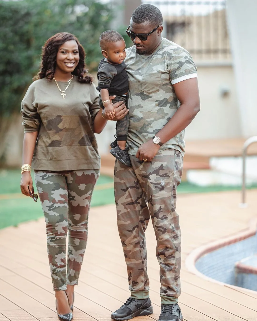 Adorable photos of 10 Ghanaian male celebrities with their kids that will make your day