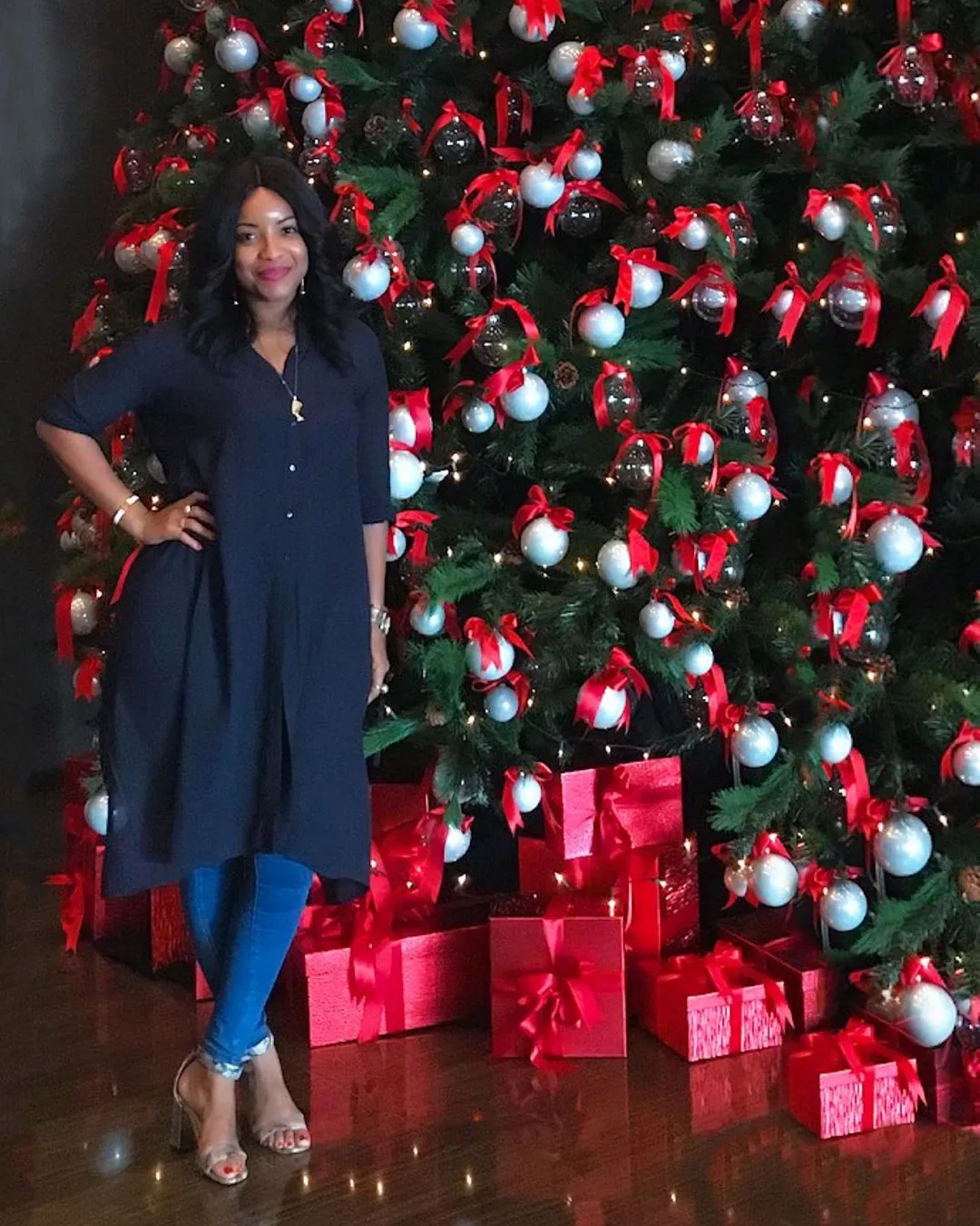 15 of our favourite celebrities who are sharing the joys of Christmas with gorgeous photos and beautiful messages