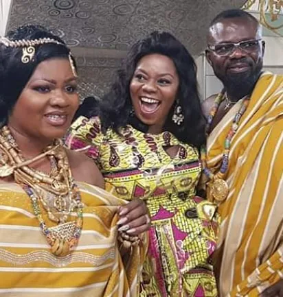 Here are the first photos and videos from gospel musician Obaapa Christy's traditional wedding