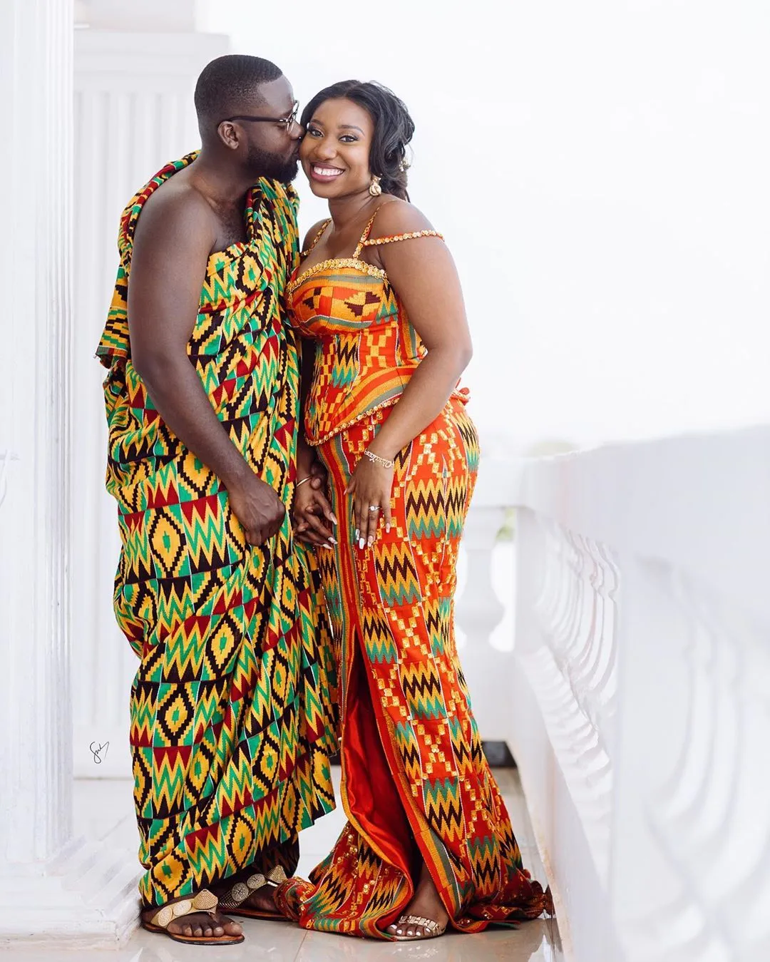 Together Forever: Dominic and Gina's traditional wedding was a beautiful Christmas love story