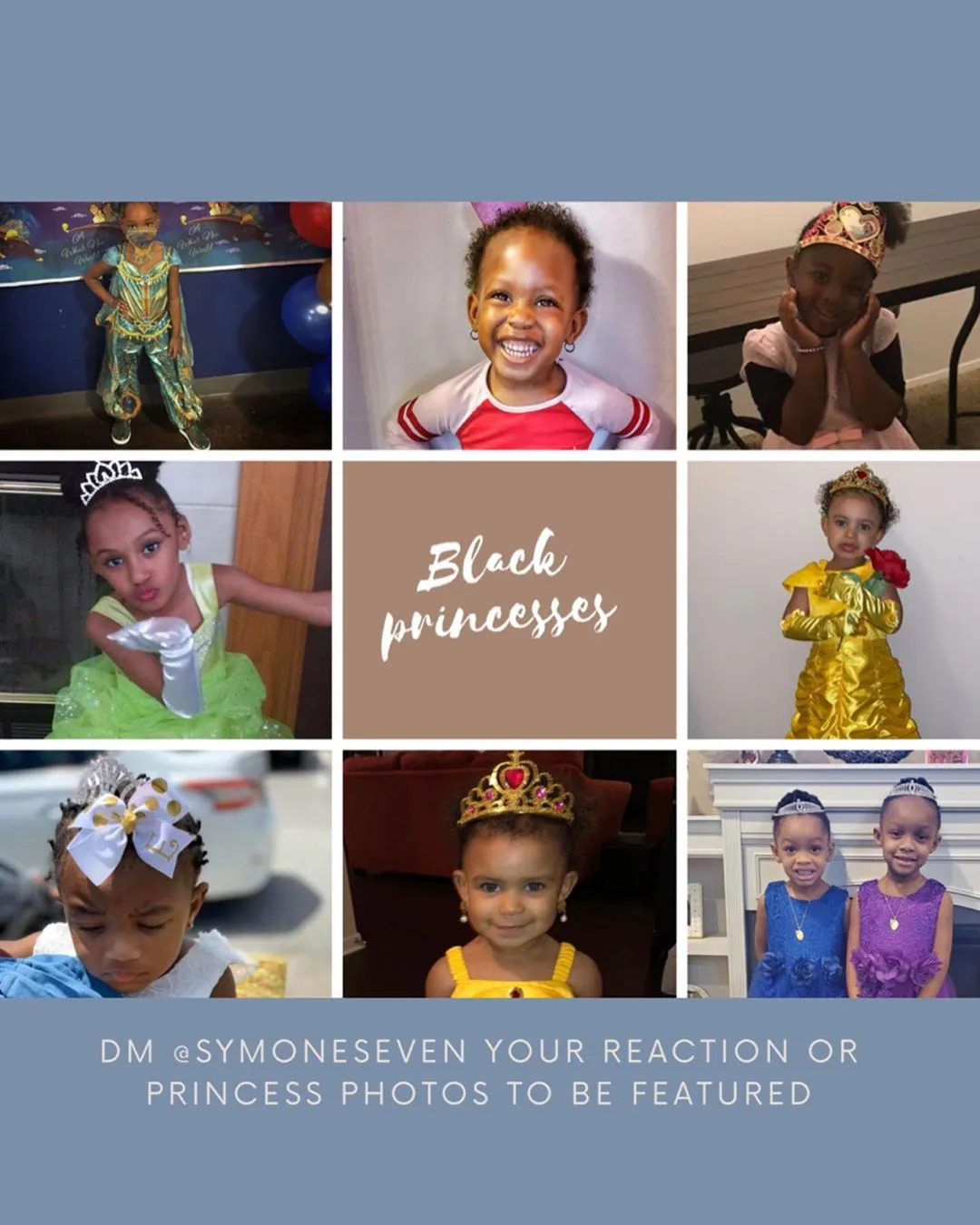 Symone Seven is inspiring young black girls to feel like “Princess too” with her Disney Princess series