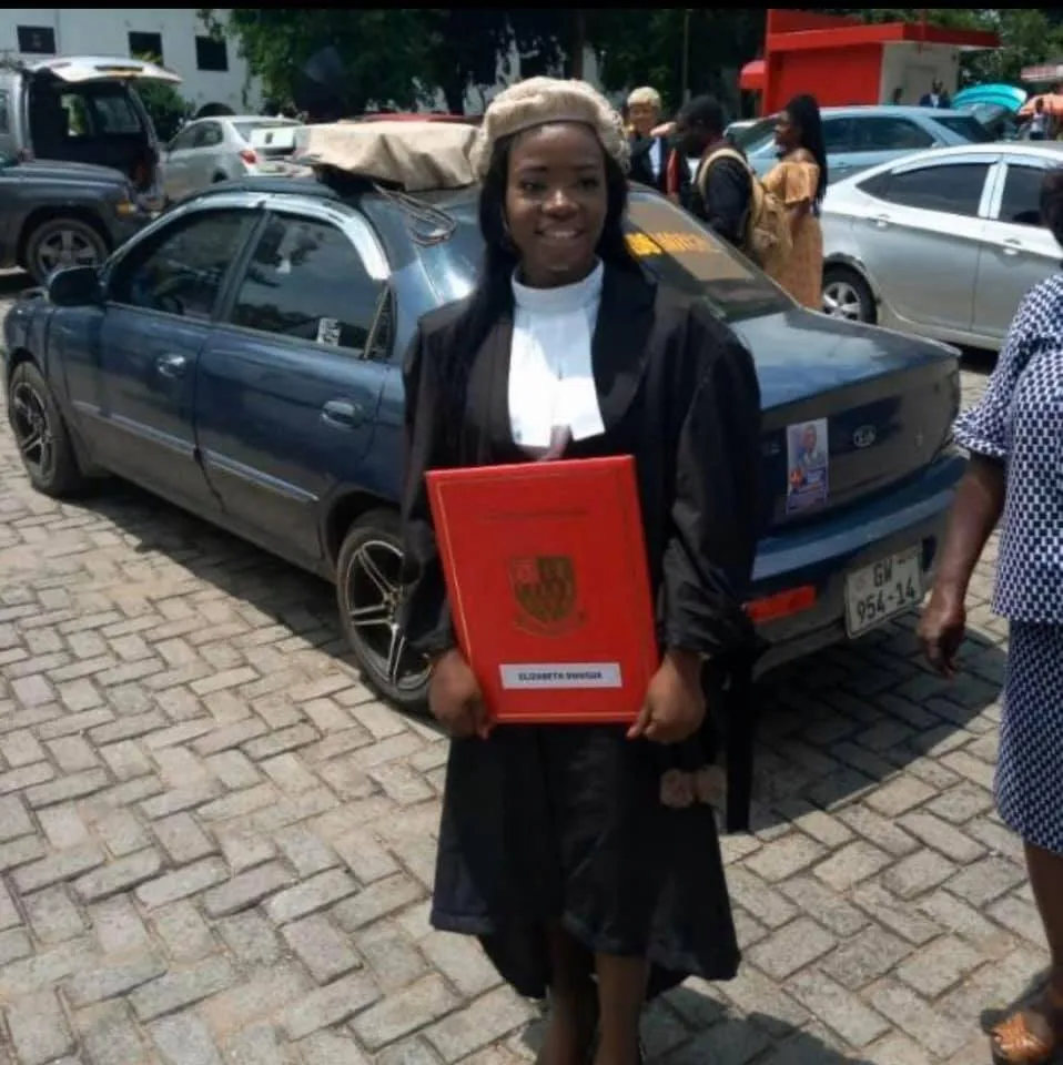 The inspiring story of Elizabeth Owusua who works as a lawyer by day and nurse in the night