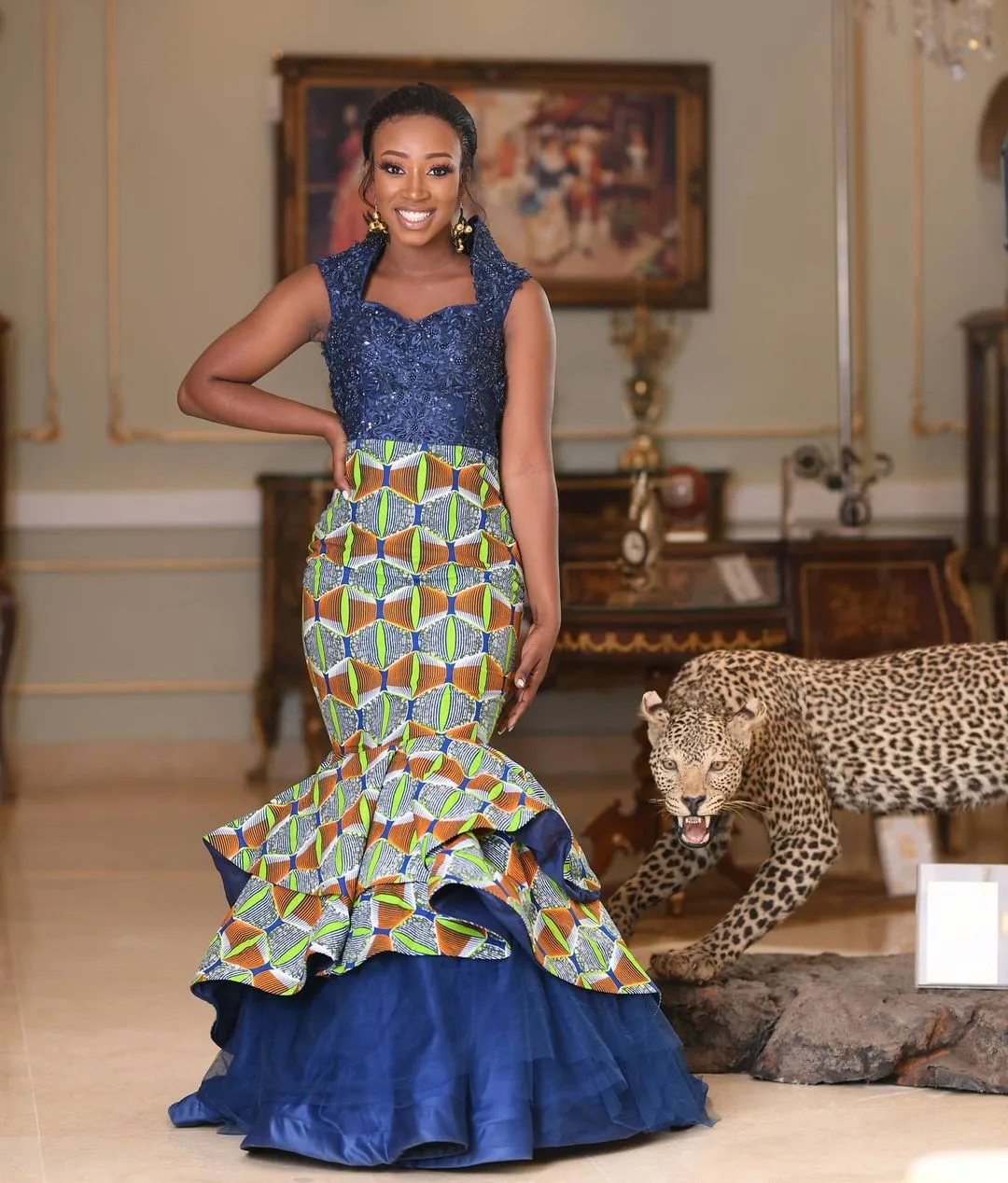 Let these Miss Malaika delegates inspire your next gown with these glamorous African print gown