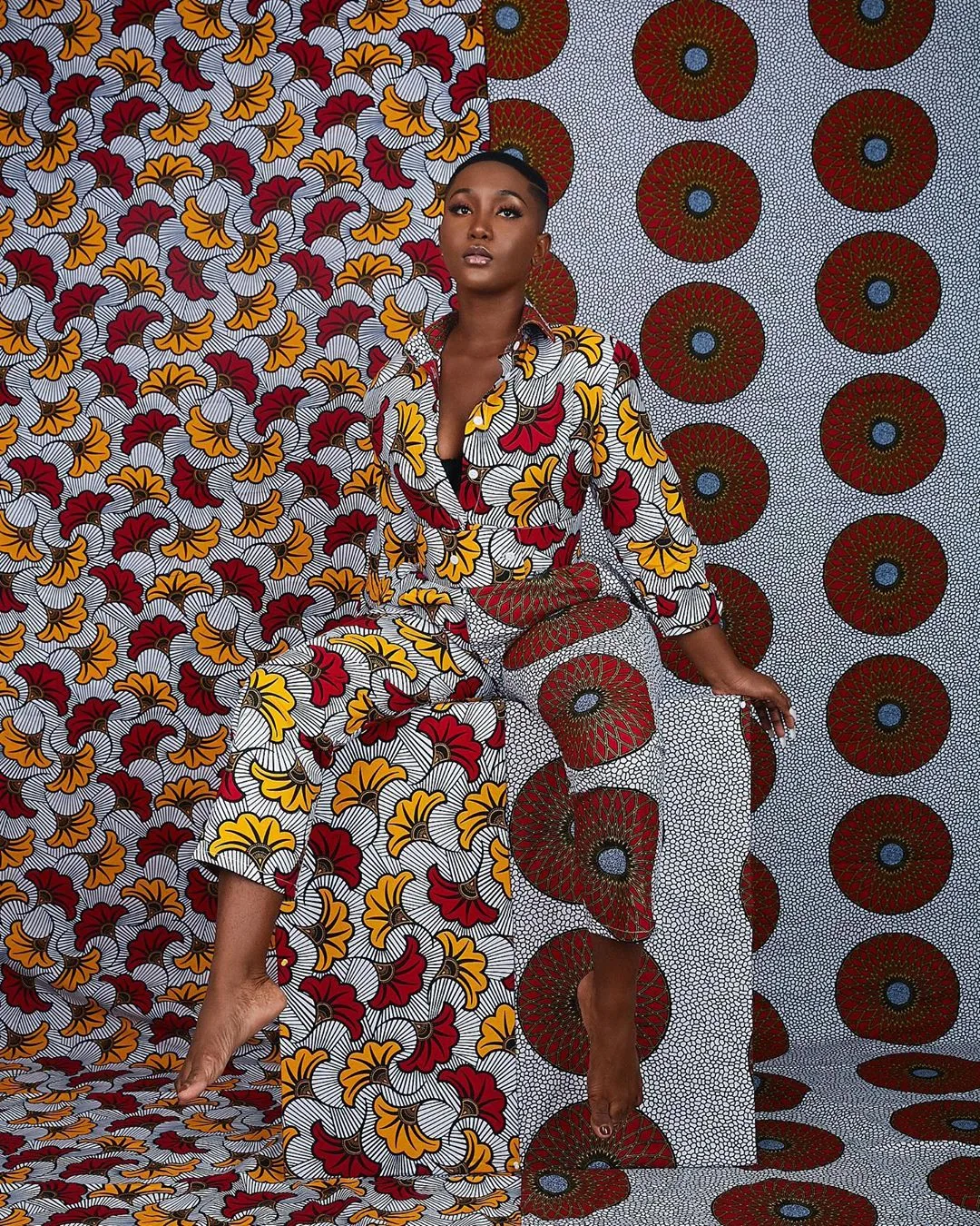 BLACKNIFICENT: Lharley and Twitch are giving us dope African print ideas with this editorial