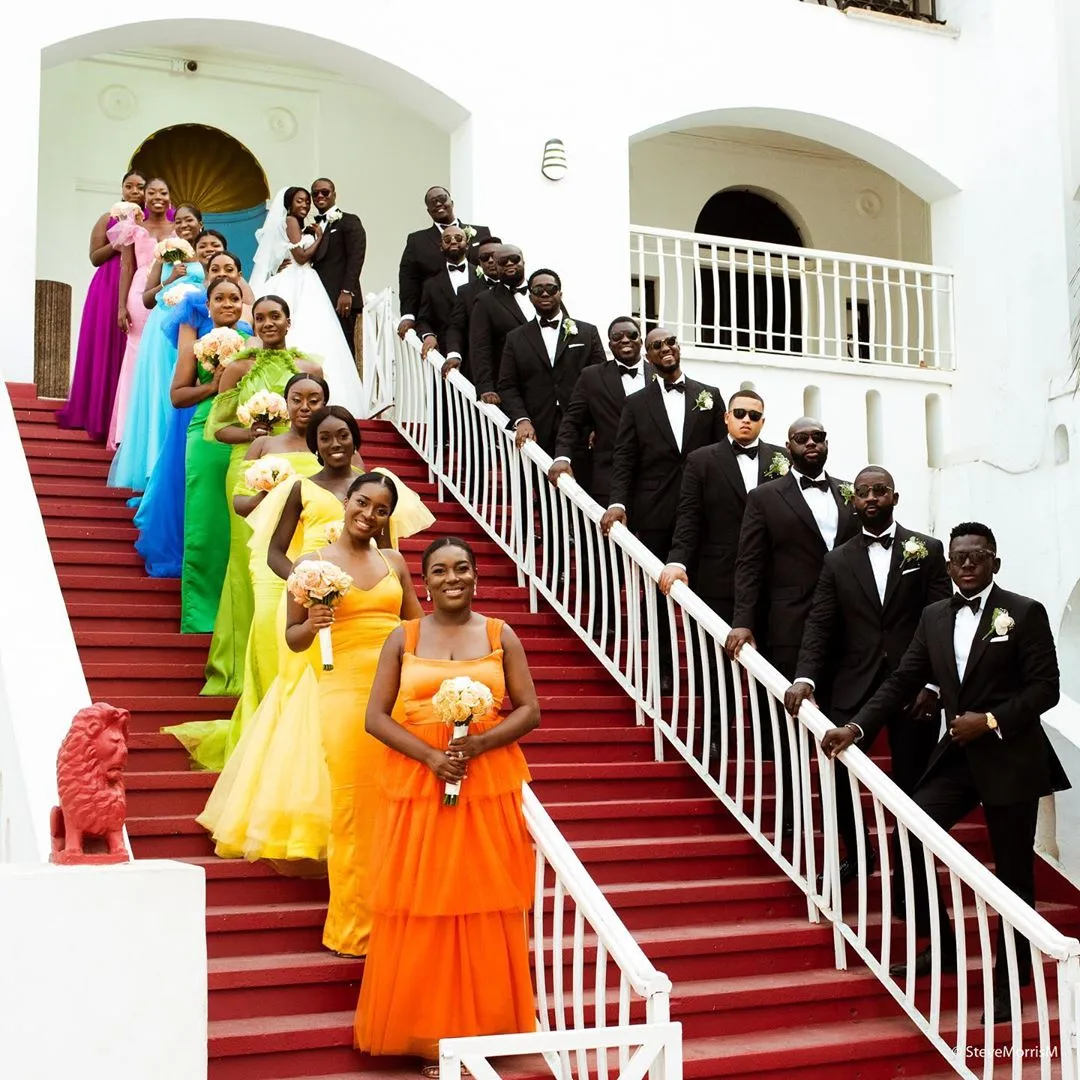 Brian and Aku Akuffo sealed their royal love at the Christianborg Castle and left us lovestruck