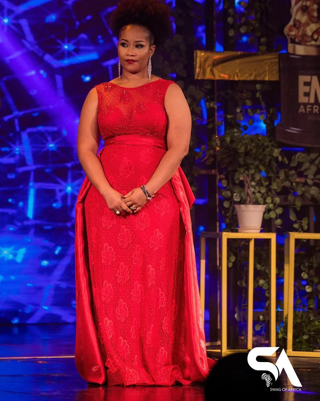 Martha Ankomah, KOD, Dentaa spotted at the 2019 EMY Awards