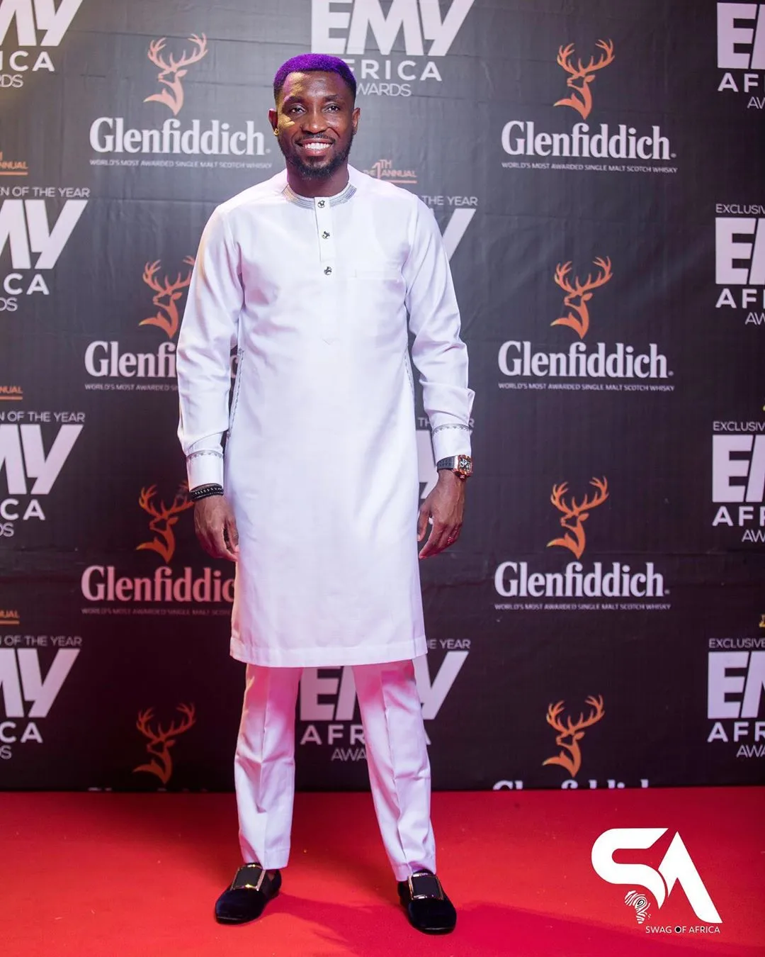 Martha Ankomah, KOD, Dentaa spotted at the 2019 EMY Awards