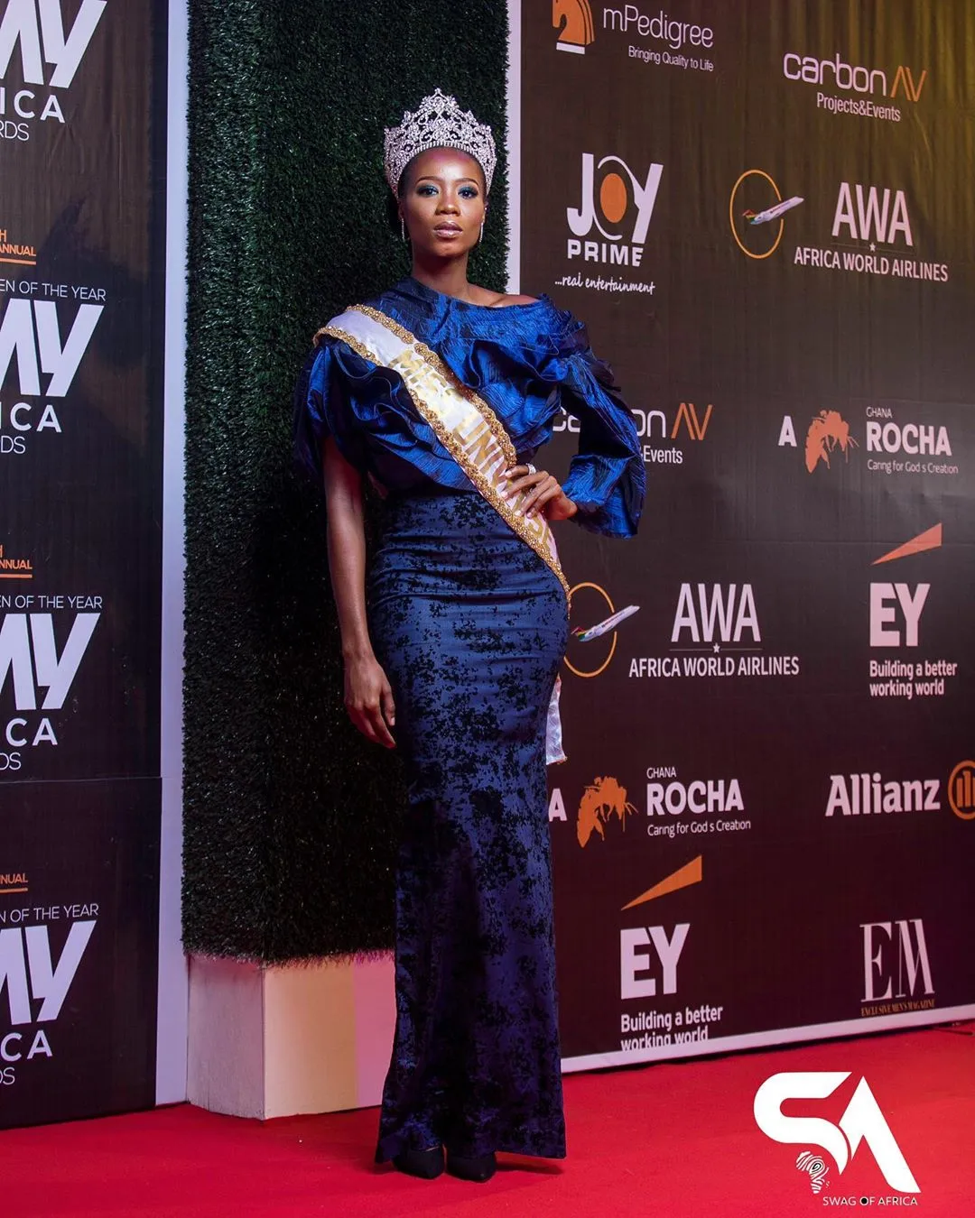 Martha Ankomah, KOD, Dentaa spotted at the 2019 EMY Awards