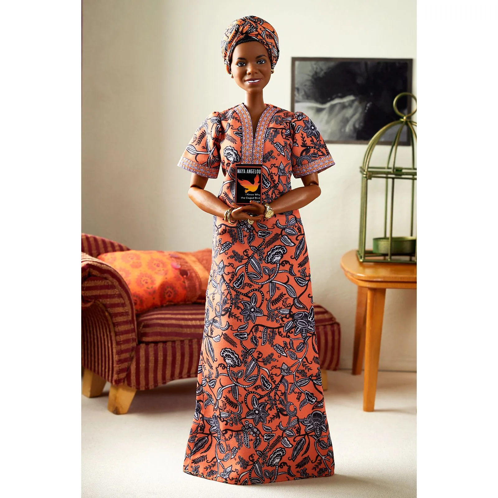 Dr Maya Angelou gets her own Barbie doll in an African print dress