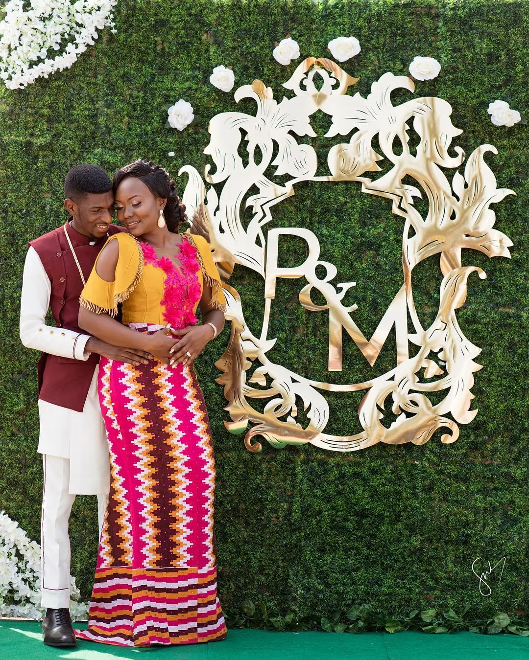 Philip & Mensima’s wedding was a star-studded one