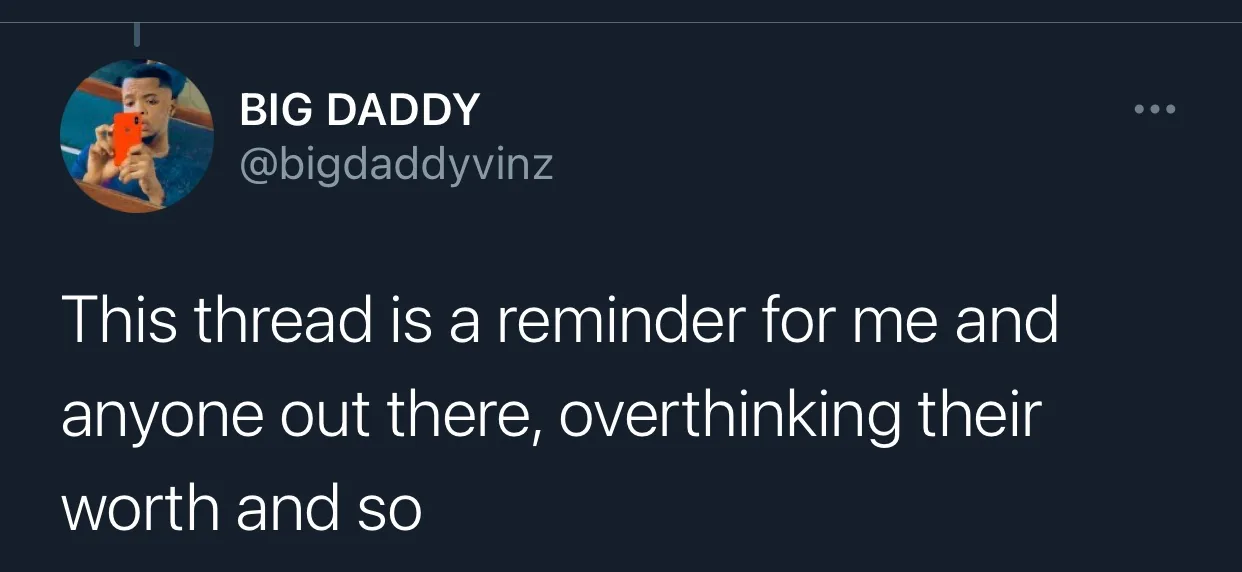 If you’re an over-thinker this thread we saw on Twitter is just for you.