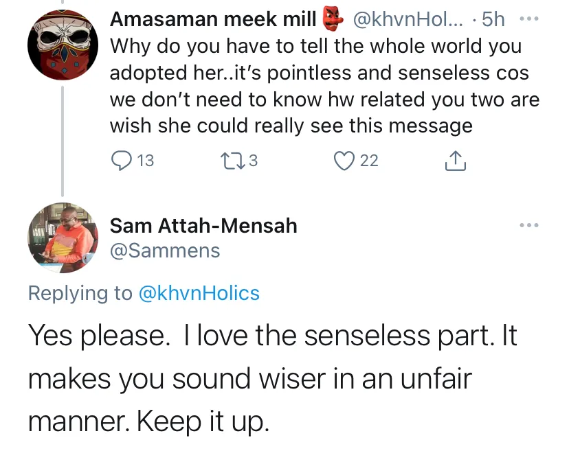 Ghanaians descend on Samuel Attah-Mensah after a photo of him and his adopted daughter surfaced on Twitter.