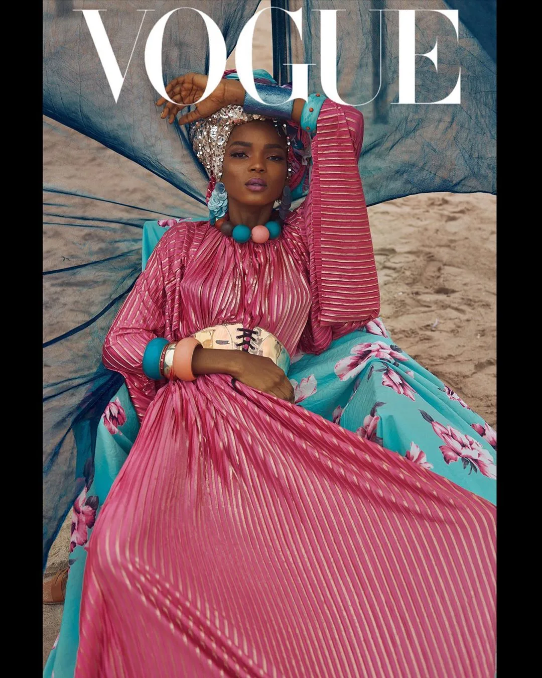 Ghanaian stylist, Kelvincent makes it into Edward Enninful’s 10 Best #VogueChallenge Covers