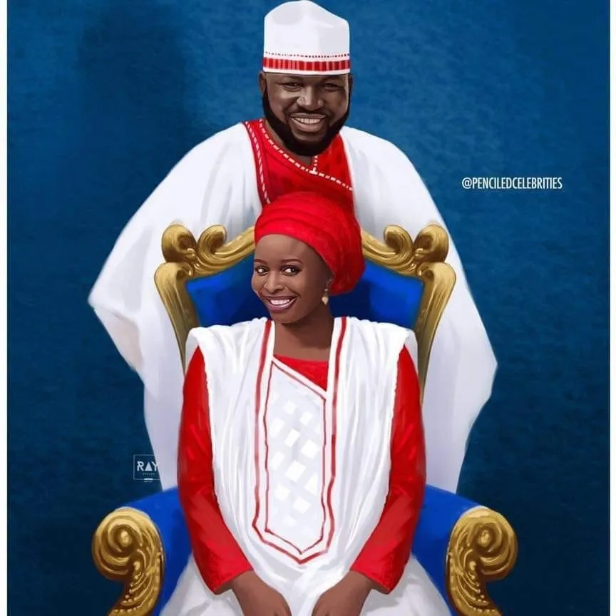 #Mozain19 Ghanaian artist Moh Awudu and Hassi Baniaz had a sweet Islamic wedding for the books