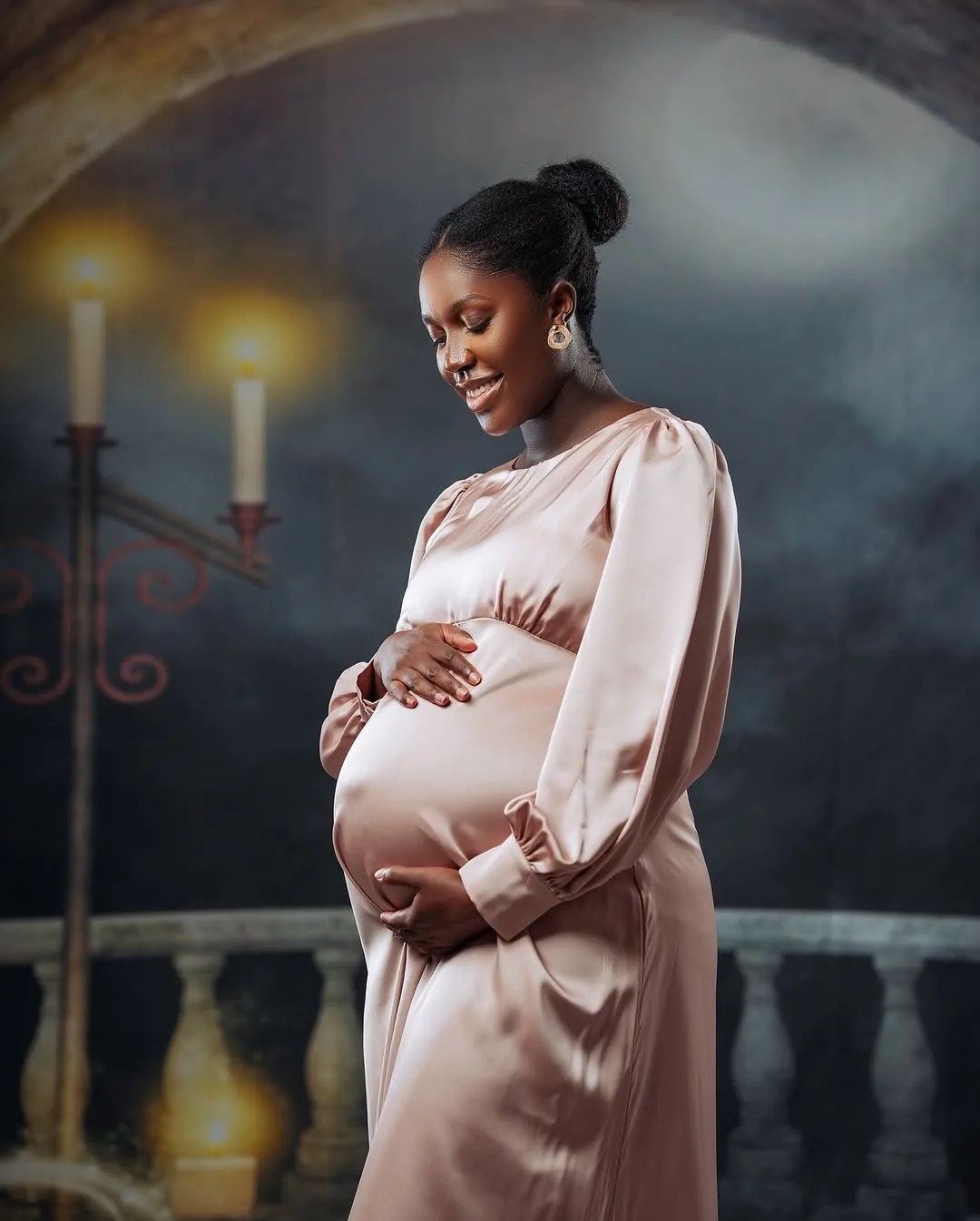 Moses Bliss and wife Marie Bliss welcome their first child