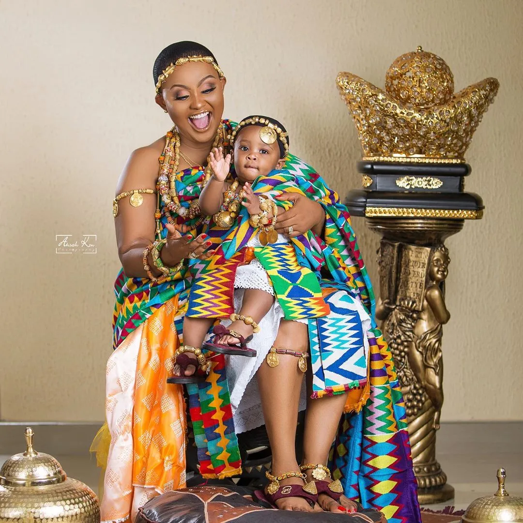 We are seriously swooning over these adorable images of Nana Ama Mcbrown and baby Maxin