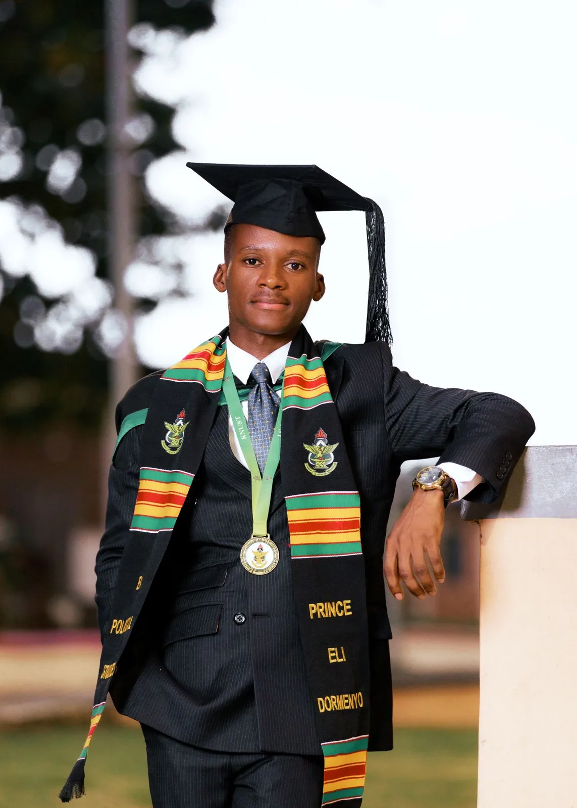 From airport janitor to first class graduate: How one errand changed everything for Prince Dormenyo