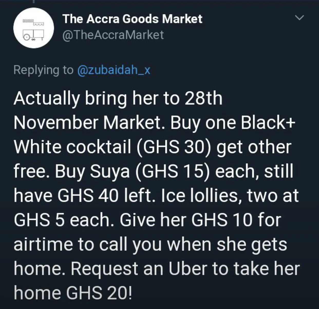Can you come up with a legit planned date for two that costs only GHS 100? The answers will shock you!