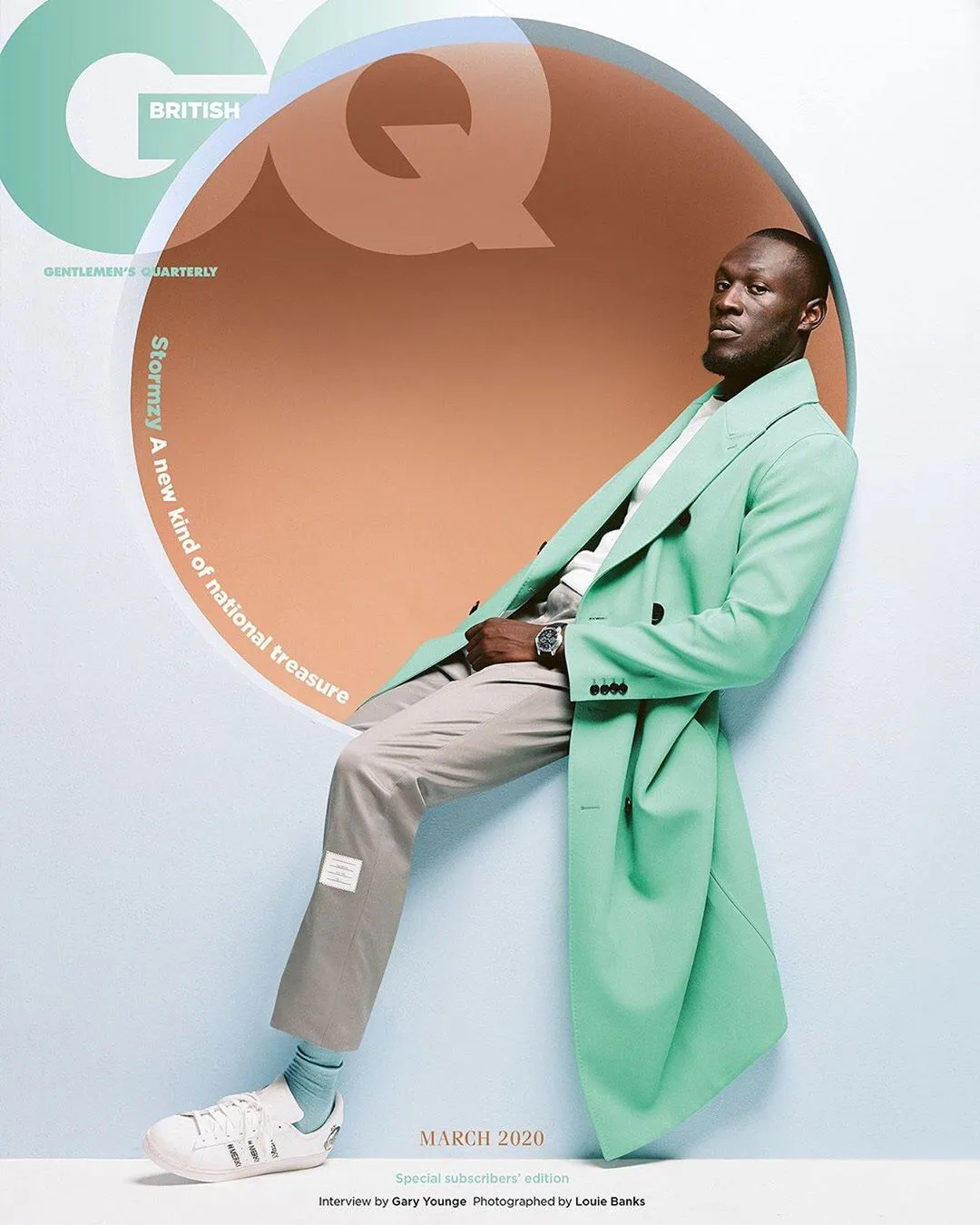 Stormzy goes on the cover of GQ magazine for the 3rd time