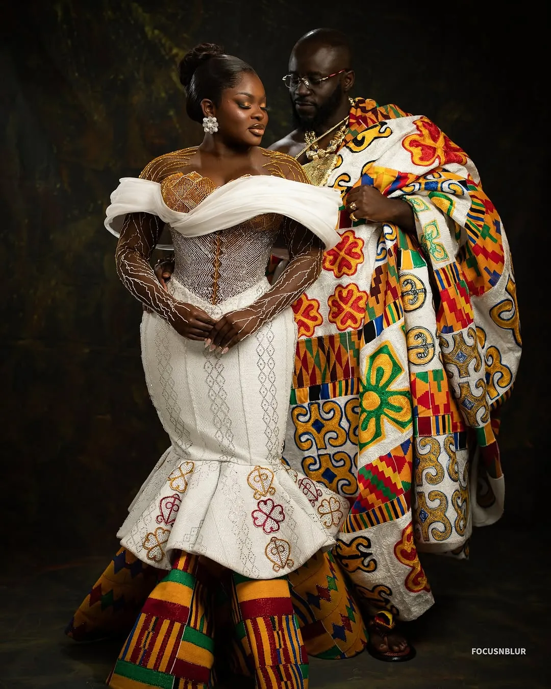 Vee Kee James stuns with her first Ghanaian bridal kente of 2025—and the internet can’t handle it