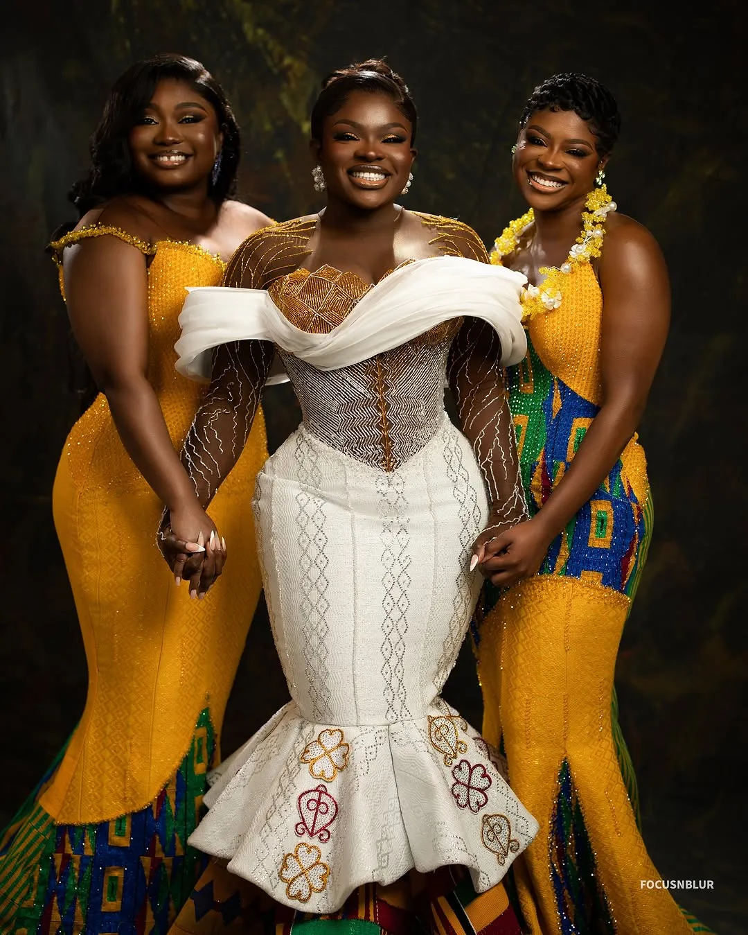 Vee Kee James stuns with her first Ghanaian bridal kente of 2025—and the internet can’t handle it