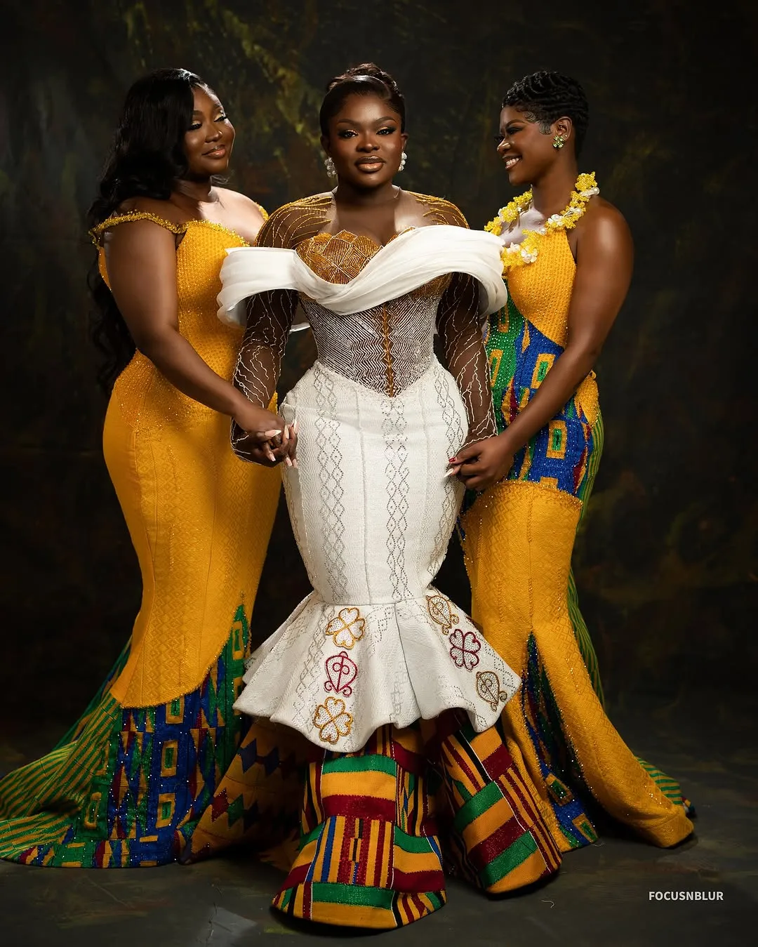 Vee Kee James stuns with her first Ghanaian bridal kente of 2025—and the internet can’t handle it