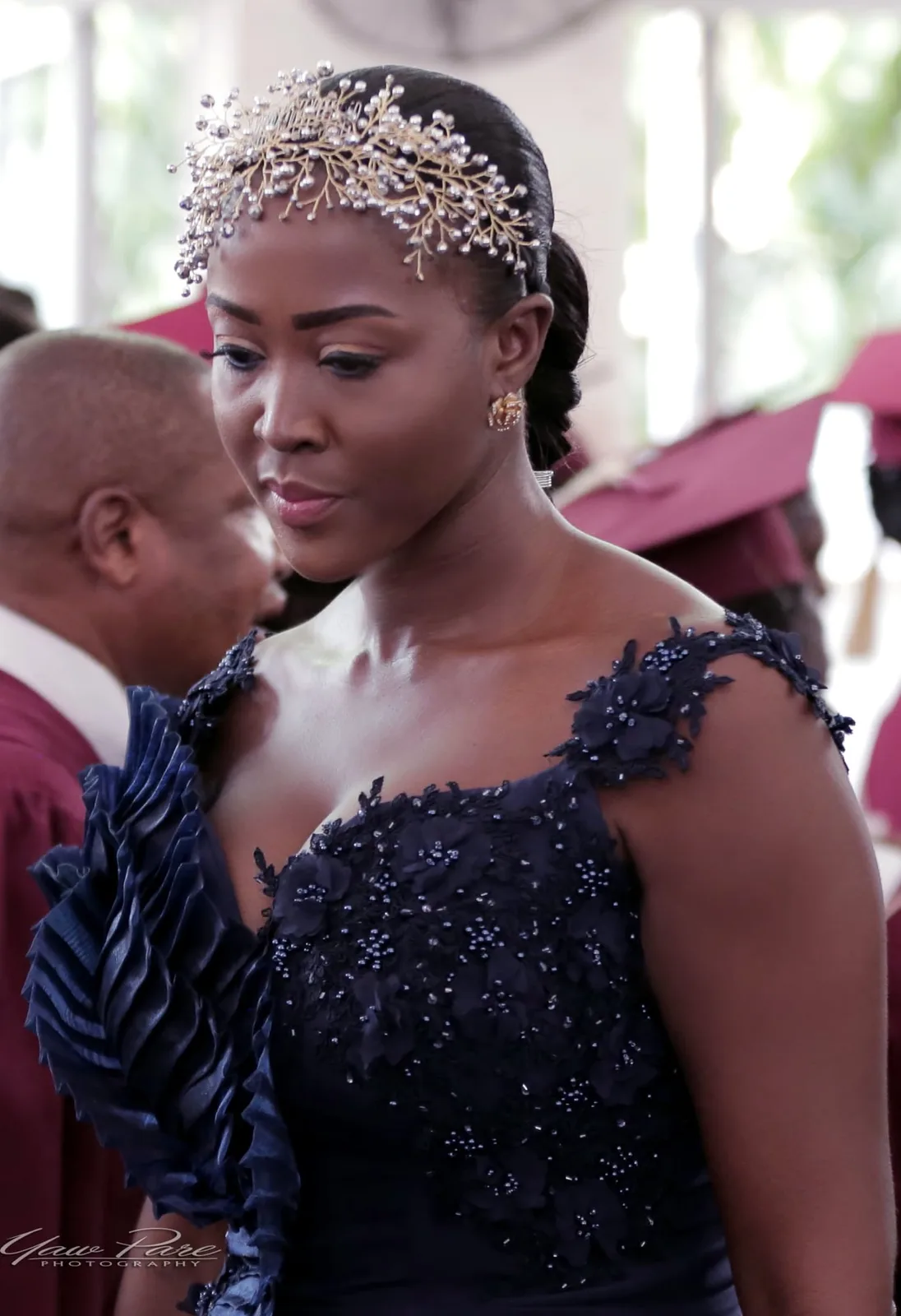Fascinators, Suits, Luxury cars and stylish guests! Aku and Brian's wedding was a showdown in Ghana's Accra