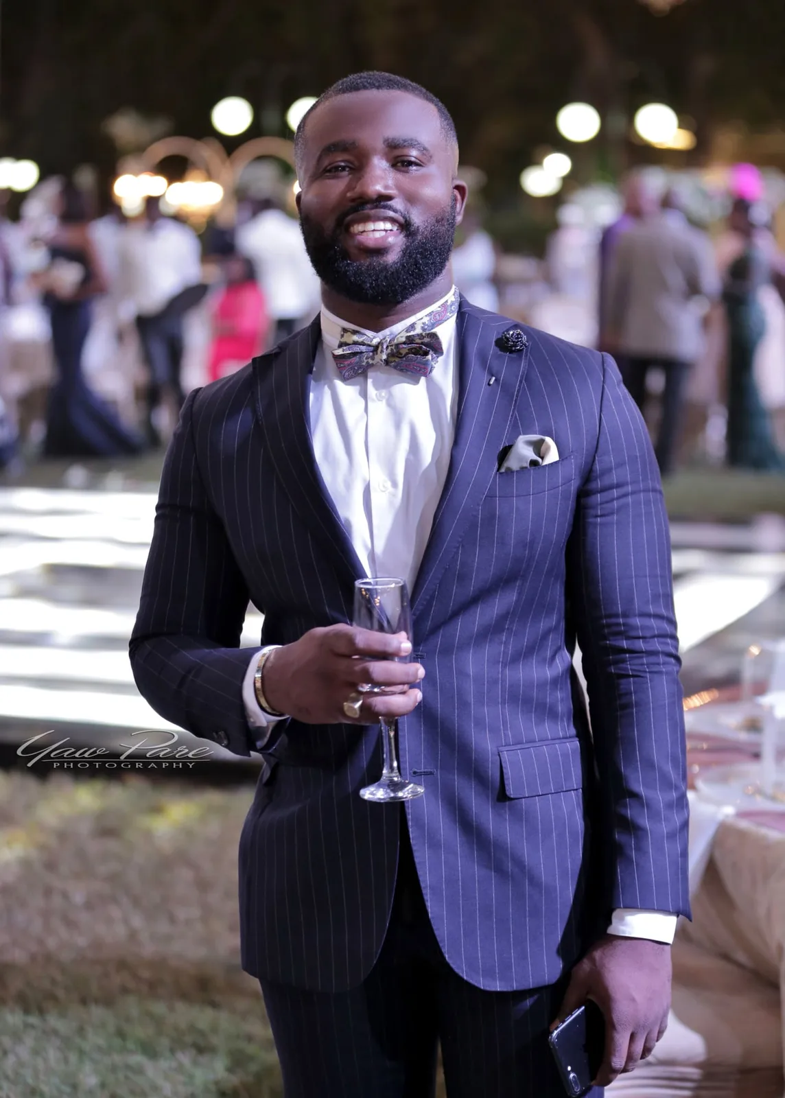 Fascinators, Suits, Luxury cars and stylish guests! Aku and Brian's wedding was a showdown in Ghana's Accra