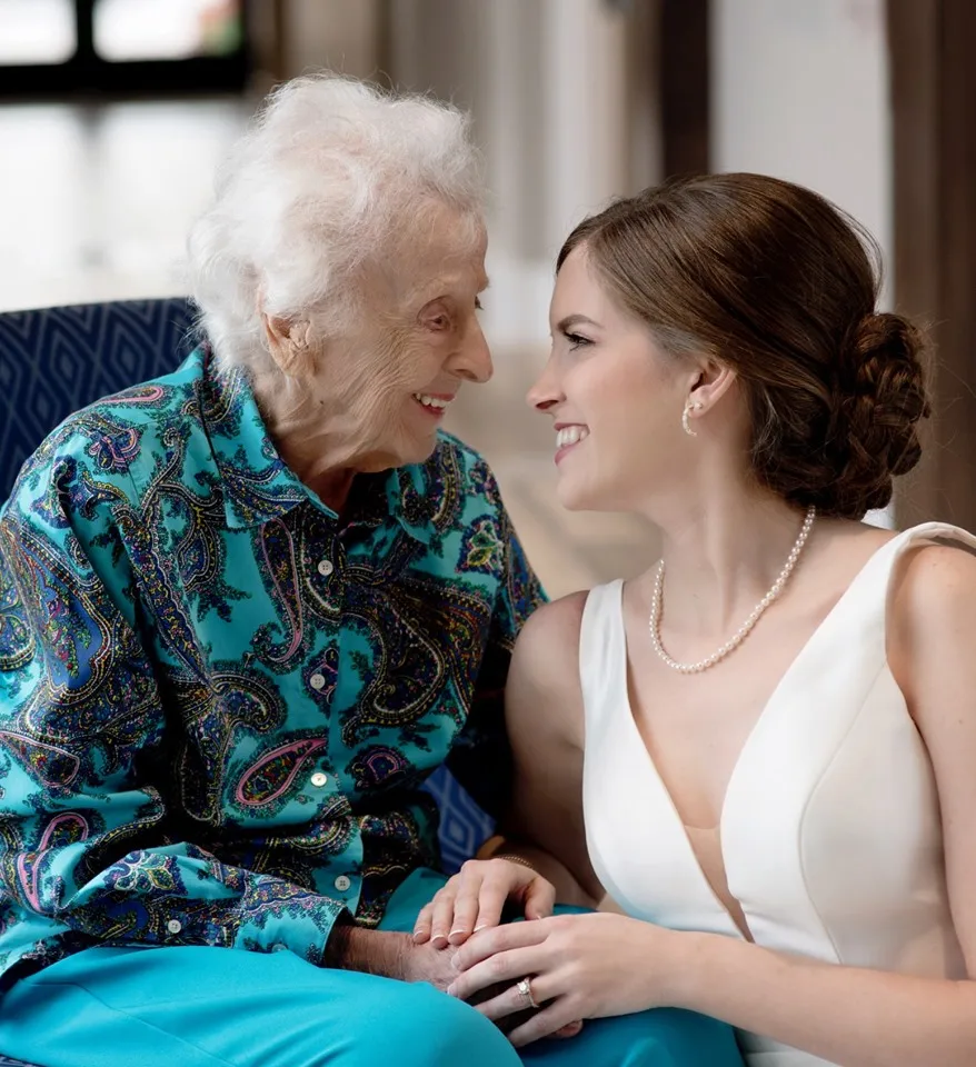 This bride’s grandmother couldn’t make it to her wedding so she flew to her side in an emotional dress reveal