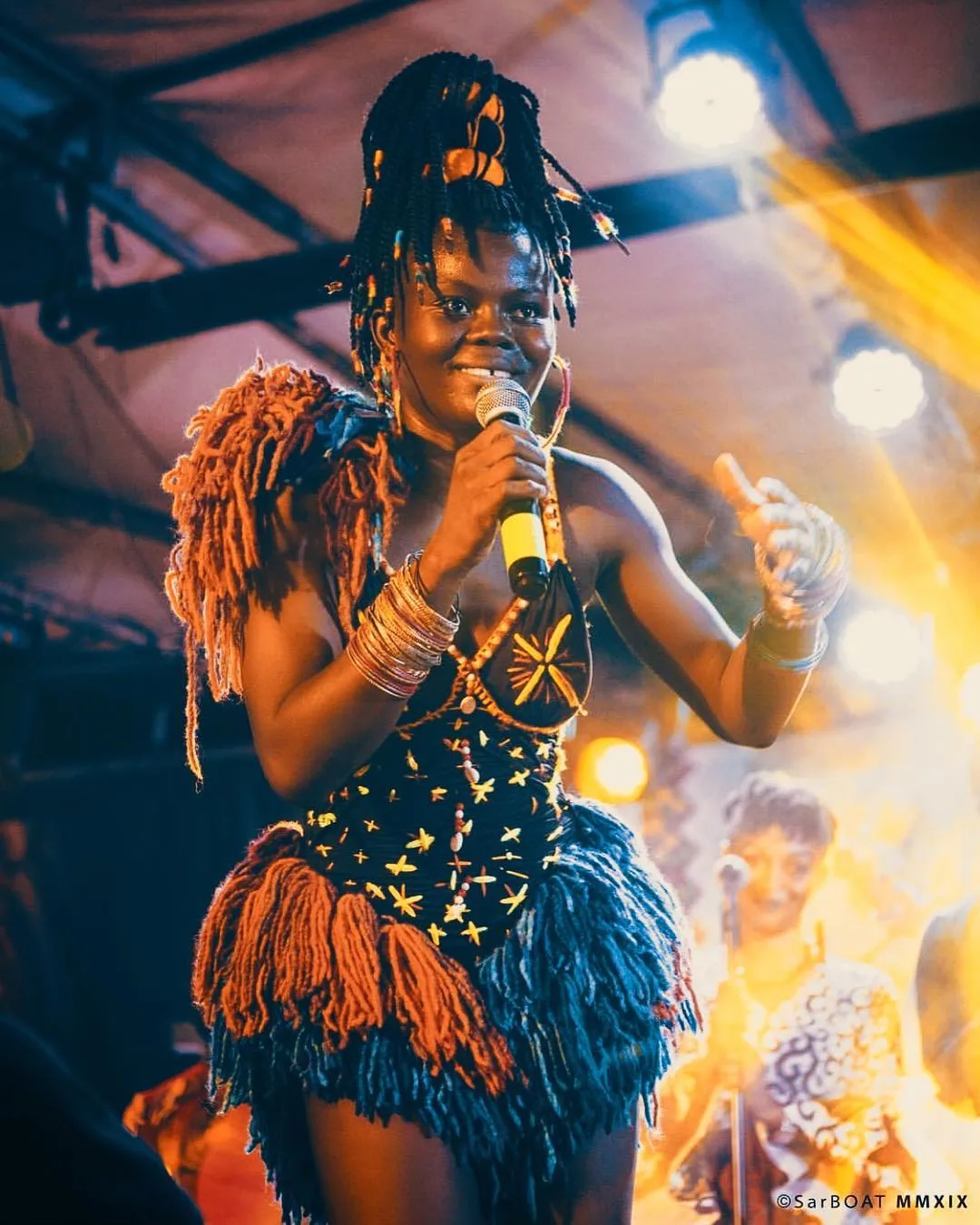 Afro-pop Singer, Wiyaala makes her own outfits for her perfomances and we have proof