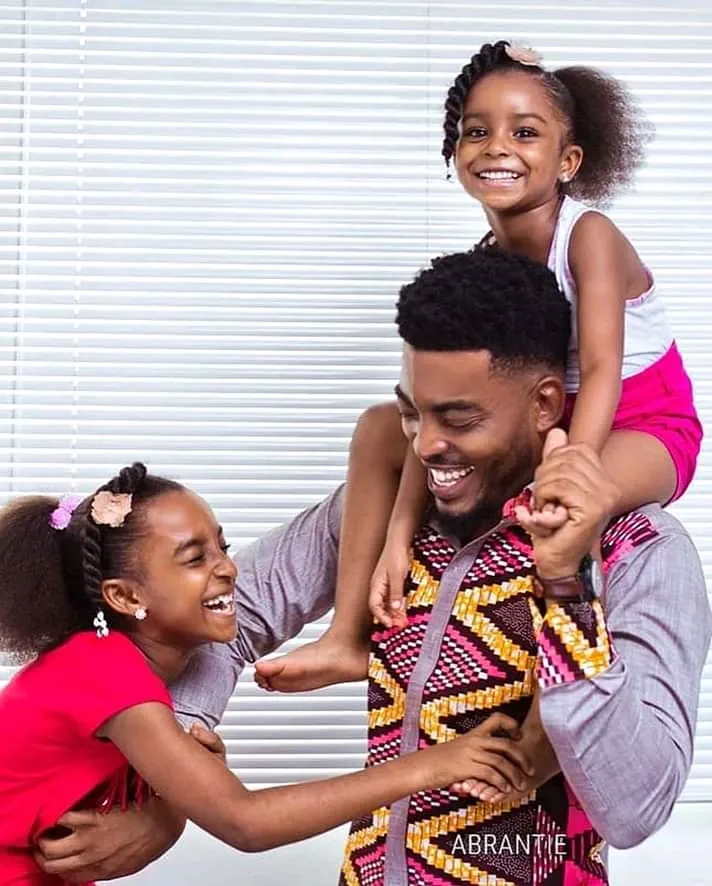 Adorable photos of 10 Ghanaian male celebrities with their kids that will make your day