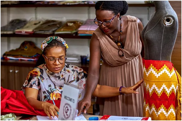 Ophelia Crossland is taking Ghanaian Kente to the global fashion exhibition in China