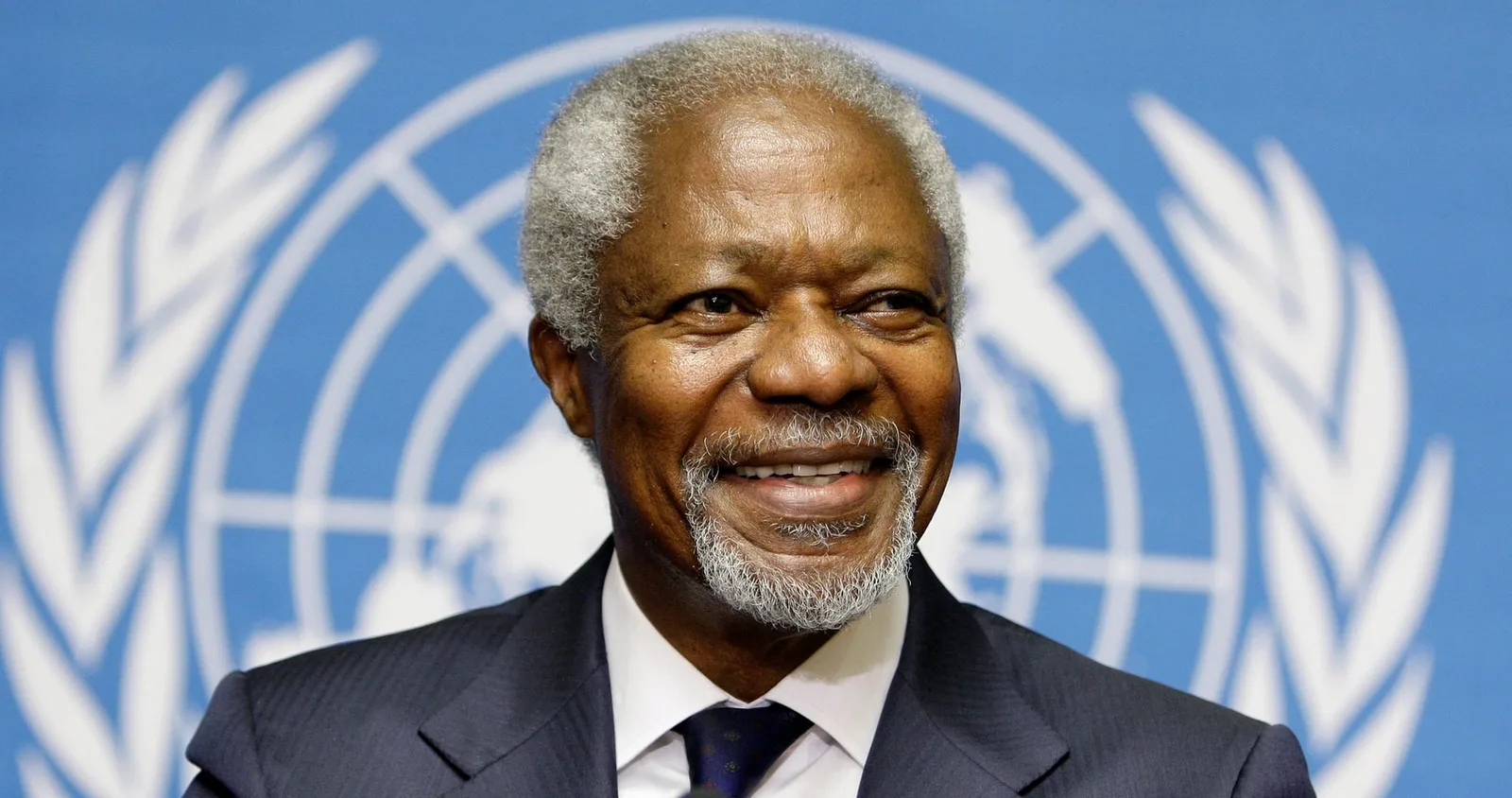 Former UN Secretary General and Nobel Laureate, Kofi Annan honored with a stamp by the United Nations