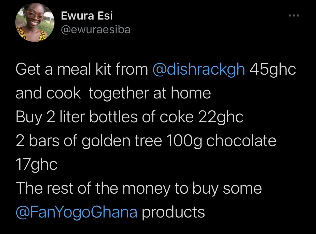 Can you come up with a legit planned date for two that costs only GHS 100? The answers will shock you!