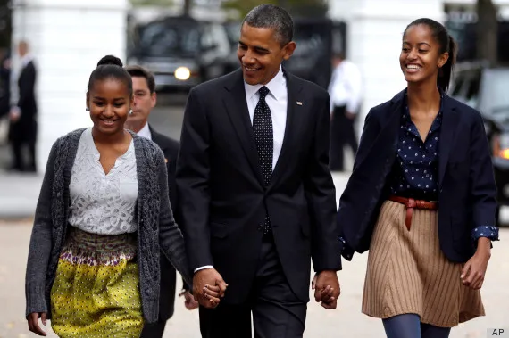 Barack Obama, Sasha Obama, Malia Obama